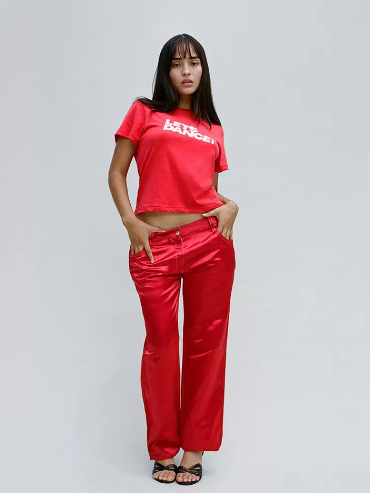 Women Réalisation Par Let's Dance Tee - Red