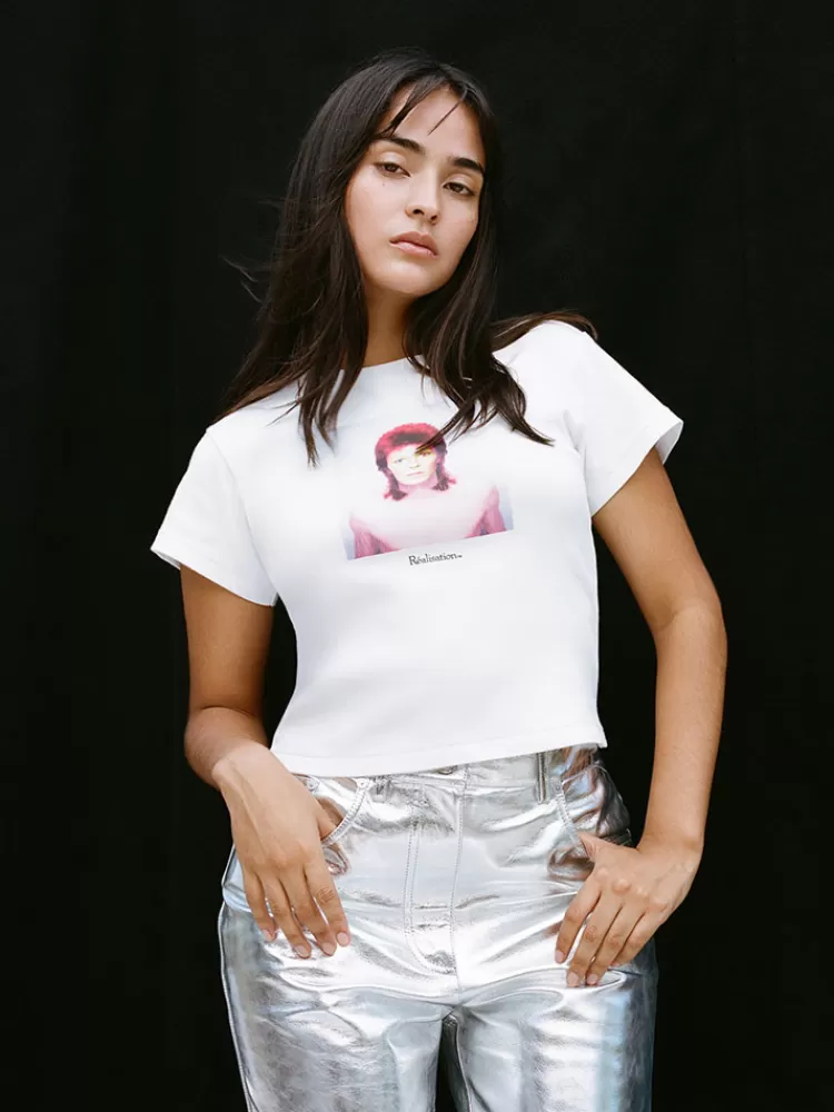 Women Réalisation Par Pin Ups Baby Tee - White